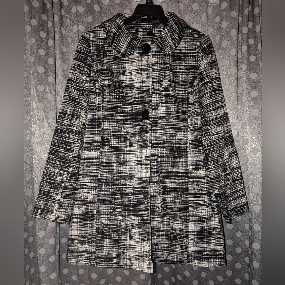 WILLI SMITH Long Sleeve Collared Button Down Jacket M